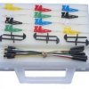 6800-12 Zestaw akcesoriów pomiarowych do SMD w walizeczce (12 klipsów 6800,6 klamerek 6810, 12 przewodów 209078-MF-10, ELECTRO-P