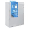 Obudowa ABS standardowa pusta 600x800x260 z ocynkowaną płytą montażową szara IP65 EDO777013 EDO