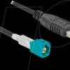 90491 HF cable, HSD Z plug > USB A plug, 2m