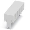 Enclosure cover, PA, (W x H x D) 18.9 x 54.8 x 26 mm, light gray, for enclosure, 2201803
