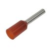 Końcówka; 8mm; 1,0mm2; rurkowa; izolowany; KRI100R08; czerwony; proste; na przewód; zaciskany; 1 tor