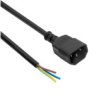 Kabel Zasilający Bez Zakończenia Akyga Ak-Ot-08C Cu 3X1mm Iec C14 1M