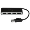 StarTech.com ST4200MINI2 4-Port Portable USB 2.0 Hub with Built-in Cable