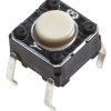 Klosz do przycisku dotykowego SPST 50 mA przy 24 V DC 4.3mm 0.9mm Przewlekany