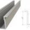 Wpuszczany profil ALU anoda srebrny 15x16mm 3000mm GROOVE anoda silver