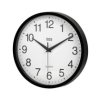 Zegar ścienny 25 cm czarny