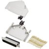 Encitech 6355-0050-04 DTZK37-DBCP-K D-Sub Pin Strip 37 Pins Crimp 180°