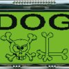 EA DOGXL160L-7 Graphics module with graphics RAM, 69.2 x 42.8 mm, yellow / gree