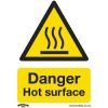 Worksafe SS42P10 Safety Sign Danger Hot Surface - Rigid Plastic - PK10