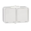 CEDAR Gniazdo podwójne z uziemieniem IP44 biały NT230H01 SCHNEIDER ELECTRIC