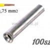 Tulejka metalowa 0,75-8mm KRN07508 ( 100szt)