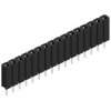 Socket header, 16 pole, pitch 2.54 mm, straight, BL 1 16 Z