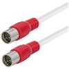 Maxtrack FQMS1,5L SAT Cable 1x F plug to 1x F plug 1.50 m White