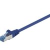Kabel Patchcord CAT 6a S/FTP PIMF RJ45/RJ45 0.50m niebieski