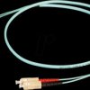 O7413FT.3 Duplex jumper SC-SC 50/125µ, OM3, aqua, 3m