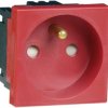 PEHA by Honeywell Płytka przycisku Gniazdo elektryczne czerwony 401741 1 szt.
