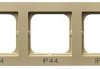 SONATA Ramka pięciokrotna do łączników IP44 szampański złoty RH-5R/39