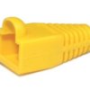 Gumowa osłona wtyku RJ-45, żółta