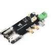 Waveshare Micro HDMI to HDMI Multifunctional Adapter, Compatible with Raspberry Pi 5 / 4B, Two Power Supply Methods, Supports Du