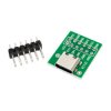 Gniazdo USB-C Port Żeński 12pin DIP Na PCB Płytka Do Lutowania