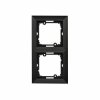 Opal Ramka podwójna kolor czarny matowy Ra-2Op CZ