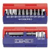 WorkPro WP221062 Bit set Includes PH0 PH1 PH2 Screwdriver Bits & Holders