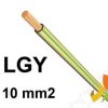 Przewód LGYc 10 mm2 żółto-zielony (450/750V) jednożyłowy linka (krążki 100m) 64188 HELUKABEL