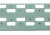 Front plate, 48 x ST, (W x H x D) 434 x 88 x 12 mm, gray, 100021574
