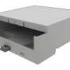 Obudowa DIN 90mm Obudowa szyny DIN 90 x 32.2mm materiał: ABS Italtronic