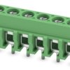 PCB terminal, 8 pole, pitch 5 mm, AWG 26-14, 17.5 A, screw connection, green, 1935226