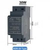 Zasilacz impulsowy 24V DC; 1,5A; 30W; DIN; 30-24