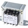 Transformator do zabudowy Napięcie wtórne 9V ac 20VA Napięcie pierwotne 115V ac 2-wyjściowy 80% RS PRO