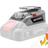 Latarka akumulatorowa Energy+ z wyjściem USB 5V DC 1,5A 58G025 GRAPHITE