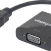 adapter HDMI, VGA Manhattan 151467 151467, 0.26 m