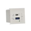 Simon Connect Ładowarka K45 (45x45) USB A+C 65W PD QC Szybkie Ładowanie 45x45 mm czysta biel K126H/9