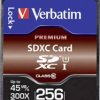 Karta Verbatim SDXC 256 GB klasa 10 UHS-1