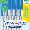 2187679 Ballpoint pen, blue, M, Kilometrico, 8 pieces