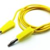 PPS110-Y przewód pomiarowy 2x bananowy 20A / 60Vdc, długość 1m, żólty