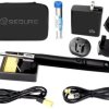 Zestaw 8w1 lutownica S99 + grot C245-I + stojak + kabel XT60 - C + etui + drut Sequre