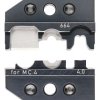 Matryca do zaciskarki Złącza kabli solarnych MC4 Knipex 4mm² Szczypce uniwersalne do zagniatania - 97 43 200