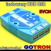 EVC9003 - 3 portowy hub USB z izolacją magnetyczną