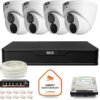 Zestaw Monitoringu Ip 4X Kamera Bcs-P-Eip28fwr3-Ai2 + Rejestrator 1Tb