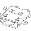Złącze USB Micro B Montaż na płytce drukowanej Żeński 2.0 ,1-portowe