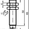 Inductive sensor, PNP, flush mounting, not flush, 1 Form A (N/O), 17 mA, 089925