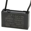 Kondensator rozruchowy do silnika 1.2uF 450VAC, przewody 20cm, 36x11x22mm