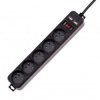 Listwa przeciwprzepięciowa Akyga 5 gniazd / 2 USB / 1,5m