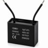Kondensator silnikowy 6uF 450VAC CBB61 rozruchowy przewody
