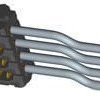 Socket header, 7 pole, pitch 2 mm, gray, 2-179694-7