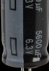 EEUFR0J562L Electrolytic capacitor, radial, 5600 µF, 6.3 V, 105°C, low ESR
