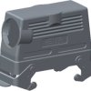 Housing, size HB24, die-cast aluminum, M40, angled, clip locking, IP68, T1270245140-000